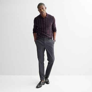 Men's Apt. 9® Patterned Stripe Sweater Polo