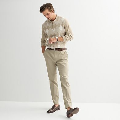 Men's Apt. 9® Tonal Diamond Sweater Polo