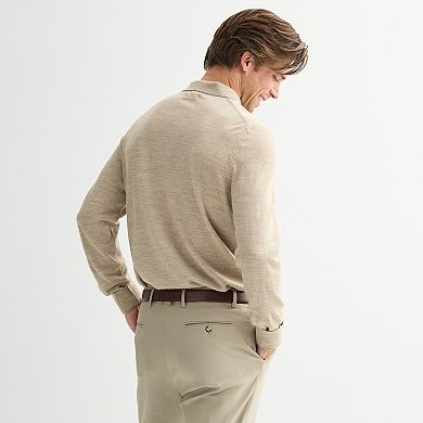 Men's Apt. 9® Tonal Diamond Sweater Polo