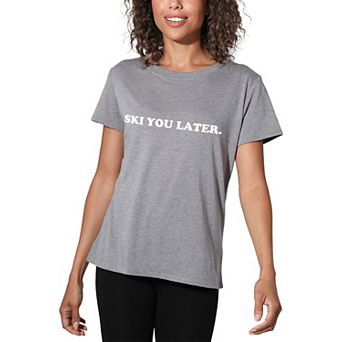 Women's Suburban Riot Ski You Later Loose Graphic Tee