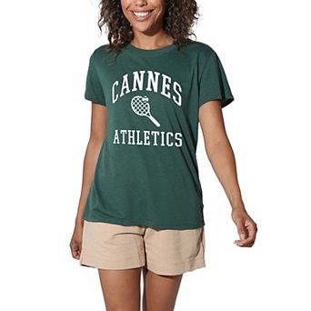 Women's Suburban Riot Cannes Athletics Loose Graphic Tee