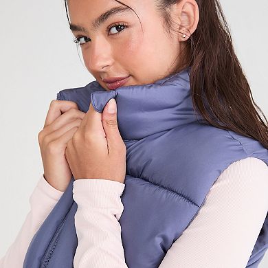 Juniors' Aeropostale Cropped Puffer Vest