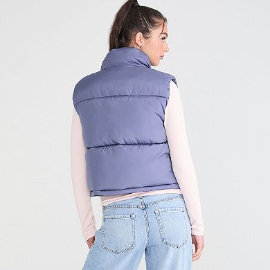 Juniors' Aeropostale Cropped Puffer Vest