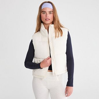 Juniors' Aeropostale Cropped Puffer Vest