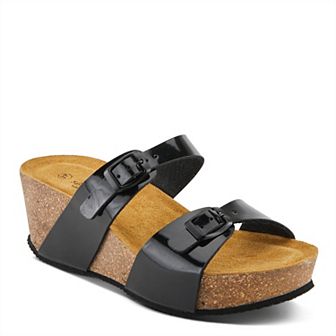 Spring Step Bynum Women's Slide Wedge Sandals