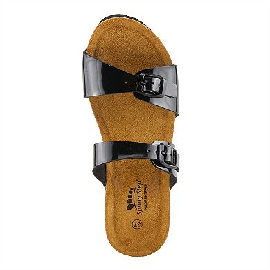 Spring Step Bynum Women's Slide Wedge Sandals