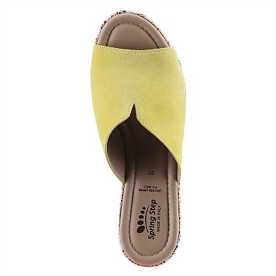 Spring Step Women's Laylani Mosaic Wedge Sandals