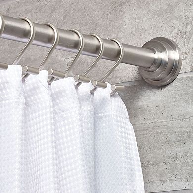 iDesign 12-pack Steel Shower Curtain T-Bar Hooks Set