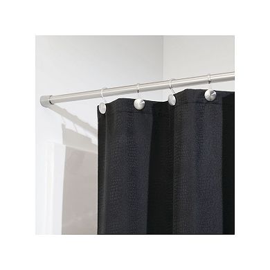iDesign Stainless Steel Shower Curtain Tension Rod - Adjusts from 50" to 87" - Brushed