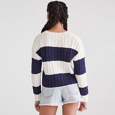 Juniors' Aeropostale V-Neck Pullover Sweater