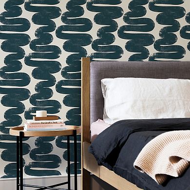 Tempaper Wiggle Room by Bobby Berk Peel and Stick Wallpaper