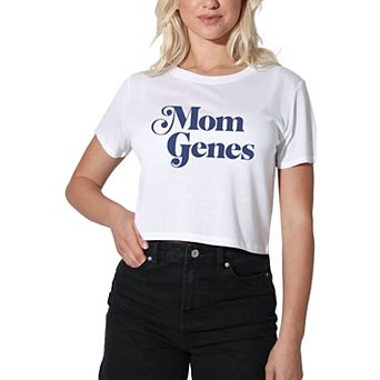 Women's Suburban Riot Mom Genes Dylan Cropped Graphic Tee