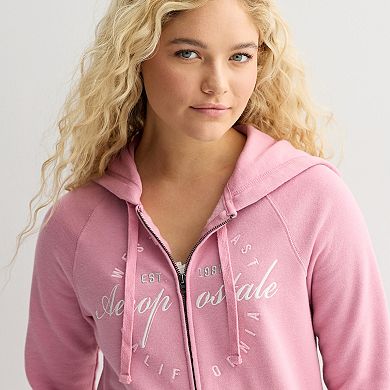 Juniors' Aeropostale Branded Full-Zip Hoodie