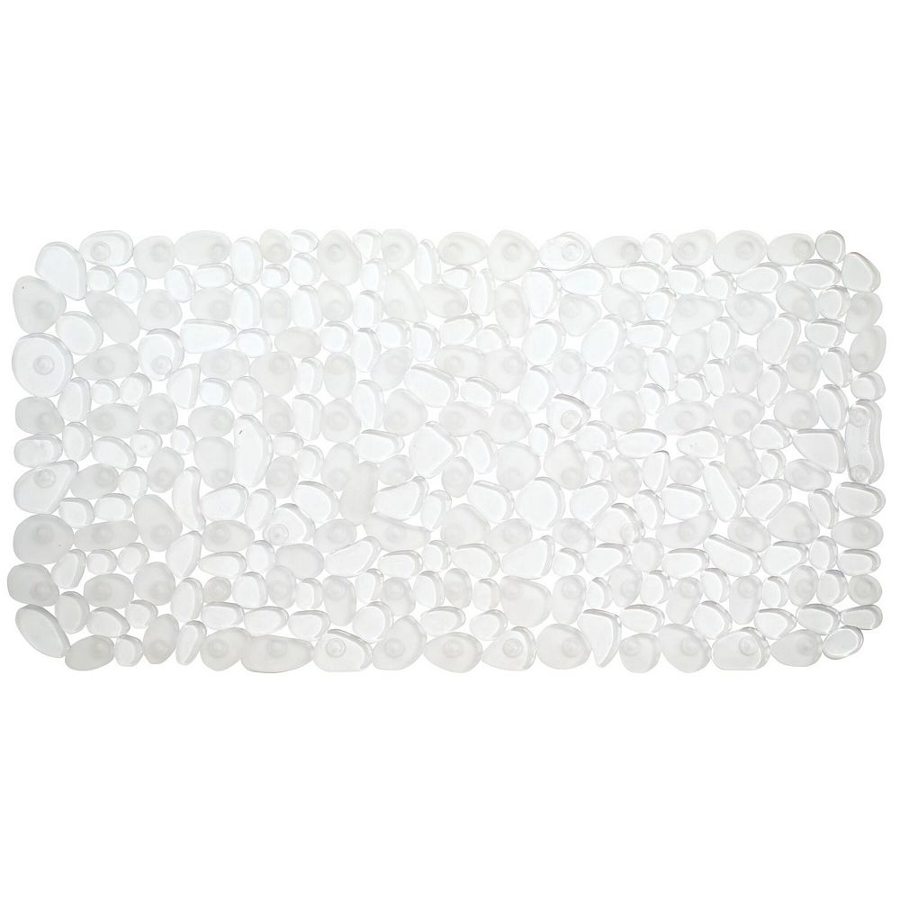 iDesign Non-Slip Bath Mat for Inside Bathtubs or Shower Stalls - Clear
