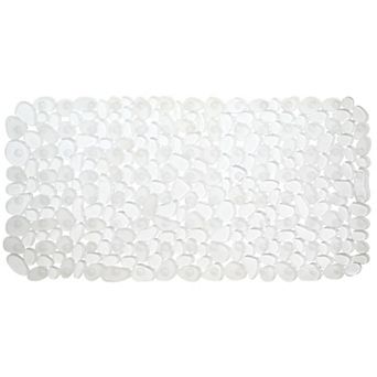 iDesign Non-Slip Bath Mat for Inside Bathtubs or Shower Stalls - Clear
