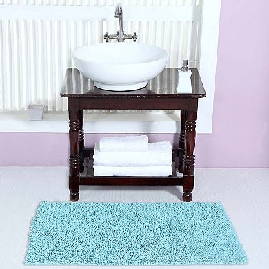 Chenille Shaggy 220 GSF Non Skid Back Bath Rug