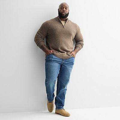 Big & Tall Sonoma Goods For Life® Quarter-Zip Sweater