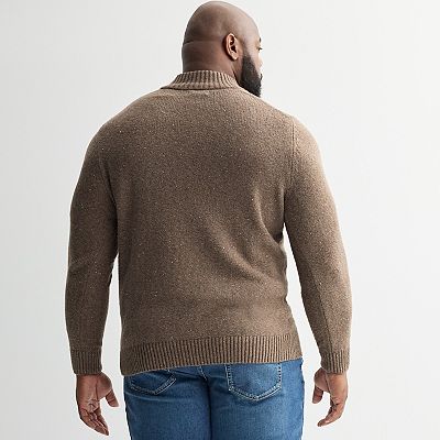 Big & Tall Sonoma Goods For Life® Quarter-Zip Sweater