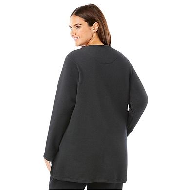 Woman Within Plus Size Fleece Sweatshirt Set