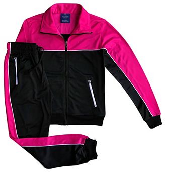 Women's 2 pc Tracksuit Fashionary Full Track Jacket & Jogger Track pants Jumpsuit