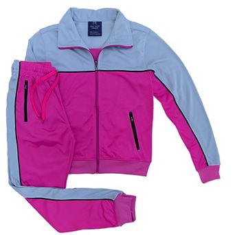 Women's 2 pc Tracksuit Fashionary Full Track Jacket & Jogger Track pants Jumpsuit