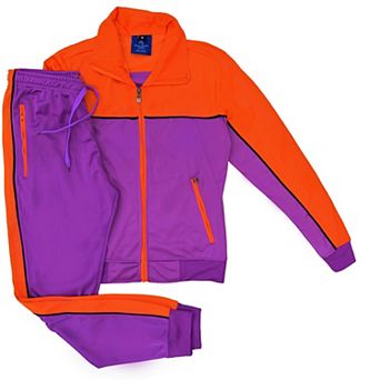 Women's 2 pc Tracksuit Fashionary Full Track Jacket & Jogger Track pants Jumpsuit