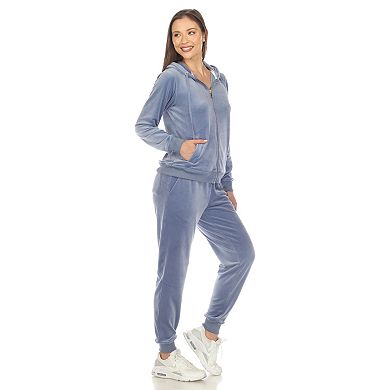 Women's Velour Two Piece Set