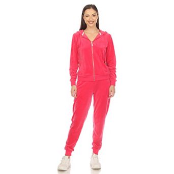 Women's Velour Two Piece Set