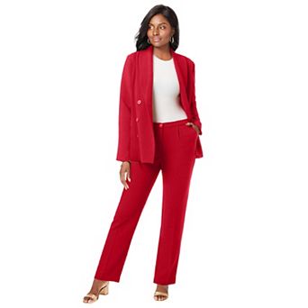Jessica London Women's Plus Size 2 pc Double-Breasted Pantsuit