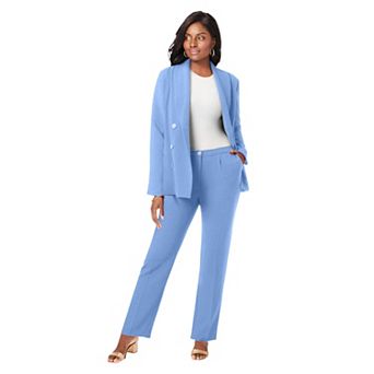 Jessica London Women's Plus Size 2 pc Double-Breasted Pantsuit