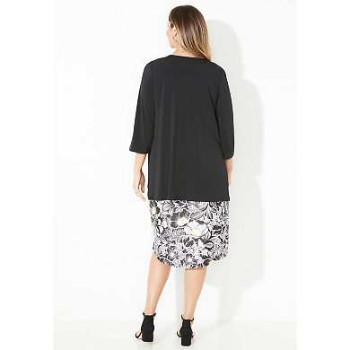 Catherines Women's Plus Size Classic Jacket Dress