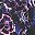 Purple Brushed Floral