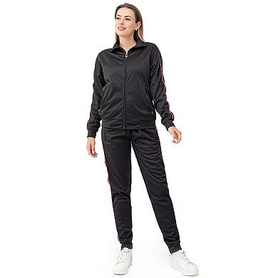 Women’s Classic Jogger Tracksuit 2-piece set Jogging suit Lounge Outfit