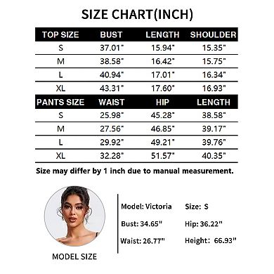 Women's Casual Lounge Sets Cropped Half Button Hoodie Top Wide Leg Pants Ribbed Knit Tracksuit