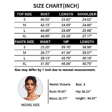 Women's 2 Piece Outfits Casual Long Sleeve Sweater Top Wide Leg Pants Matching Lounge Sets