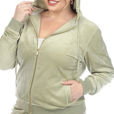 Plus Size Velour Two Piece Set