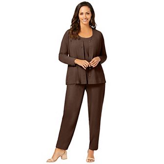 Jessica London Women's Plus Size 4 pc Stretch Knit Wardrober