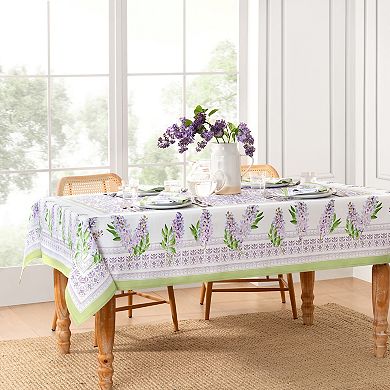 Lilac Garden Floral Spring/Summer Tablecloth
