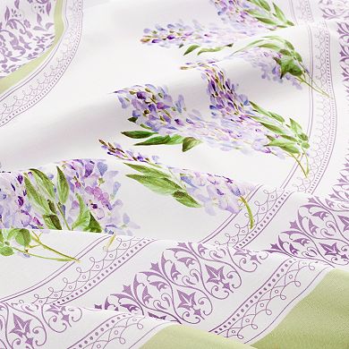 Lilac Garden Floral Spring/Summer Dinner Napkins, Set of 4