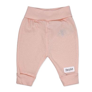 Home Grown Baby 100% Organic Cotton 3 Piece Girls Peaches Layette Set