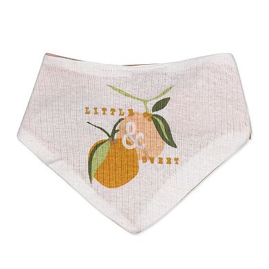 Home Grown Baby 100% Organic Cotton 3 Piece Girls Peaches Layette Set