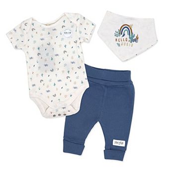 Home Grown Baby 100% Organic Cotton 3 pc Boys Southwest Layette Set