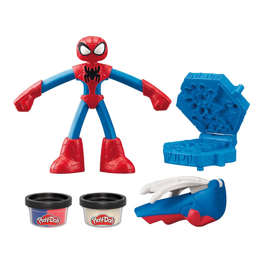Play Doh Spider-man Speelset Play-Doh Marvel Spider-Man Werp- En  Snijgevecht, Speelset Armour Maker Lab, image size:1000x1000
