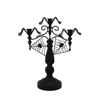 Celebrate Together™ Halloween Candleabra with Spider Web Design Table Decor