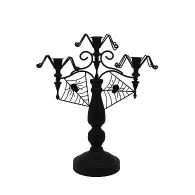 Celebrate Together™ Halloween Candleabra with Spider Web Design Table Decor