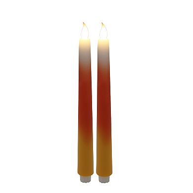 Celebrate Together™ Halloween Set of 2 LED Candy Corn Taper Candles
