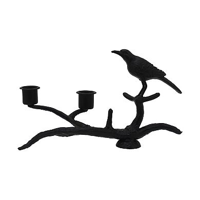 Celebrate Together™ Halloween Casted Metal Crow & Branch Candelabra
