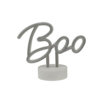 Celebrate Together™ LED Neon Boo Sentiment Table Decor