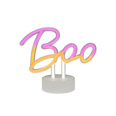 Celebrate Together™ LED Neon Boo Sentiment Table Decor