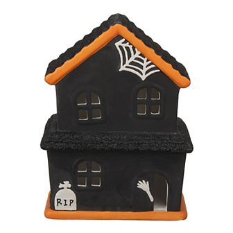 Celebrate Together™ Halloween Haunted House with Jack-O-Lantern Table Decor